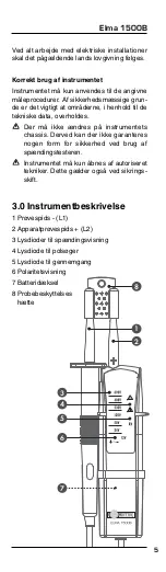 Preview for 5 page of Elma Instruments Elma 1500B User Manual