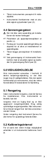 Preview for 7 page of Elma Instruments Elma 1500B User Manual