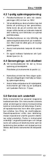 Preview for 17 page of Elma Instruments Elma 1500B User Manual