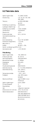 Preview for 19 page of Elma Instruments Elma 1500B User Manual