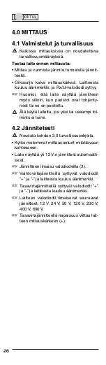 Preview for 26 page of Elma Instruments Elma 1500B User Manual