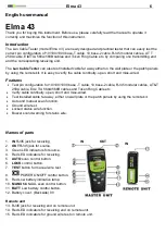 Предварительный просмотр 6 страницы Elma Instruments Elma 43 User Manual