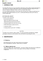 Preview for 20 page of Elma Instruments ELMA 46 Manual