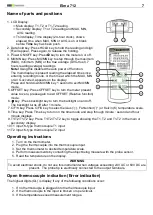 Предварительный просмотр 7 страницы Elma Instruments Elma 712 Manual