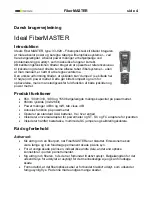 Preview for 4 page of Elma Instruments FiberMASTER User Manual