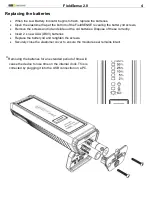 Предварительный просмотр 5 страницы Elma Instruments FieldSense 2.0 Manual