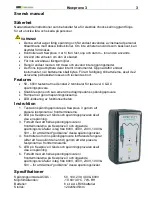 Preview for 3 page of Elma Instruments Kewprove 3 User Manual