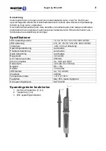 Preview for 4 page of Elma Instruments Sagab Elma 900 User Manual