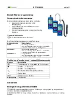 Предварительный просмотр 5 страницы Elma Instruments Systronik FT30 User Manual