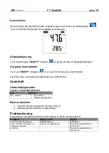 Предварительный просмотр 19 страницы Elma Instruments Systronik FT30 User Manual