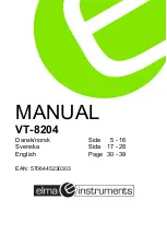 Elma Instruments VT-8204 Manual предпросмотр