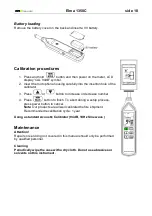 Preview for 18 page of Elma 1350C User Manual