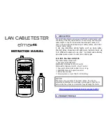 Предварительный просмотр 1 страницы Elma 46 Instruction Manual