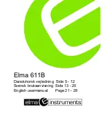 Elma 611B User Manual preview