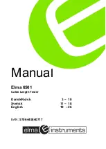 Preview for 1 page of Elma 6501 Manual