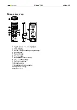 Preview for 12 page of Elma 718 User Manual