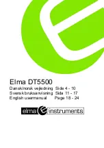 Preview for 1 page of Elma DT5500 Instruction Manual