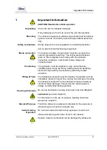 Preview for 3 page of Elma Elmasonic MF 1000 Operating Instructions Manual