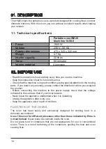 Preview for 10 page of Elma HM20 black line Manual