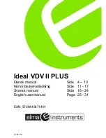 Elma Ideal VDV II PLUS User Manual preview