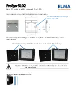 Preview for 6 page of Elma ProSys-5102 Manual