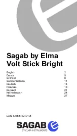 Предварительный просмотр 1 страницы Elma Sagab Volt Stick Bright Instruction Manual