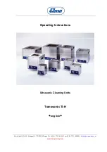 Elma TI-H 10 Operating Instructions Manual preview