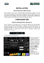 Preview for 4 page of ELMAC Galileo Pro Ticket Eater User Manual