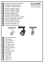 Preview for 1 page of ELMARK SKY TL5016 Instructions For Installation And Use