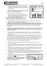 Предварительный просмотр 19 страницы Elmdene 2401ST Manual