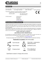 Предварительный просмотр 8 страницы Elmdene GEN2-08 Series Instruction Sheet