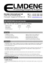 Elmdene INT400 Instruction Sheet preview