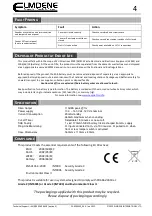 Preview for 4 page of Elmdene INT400 Instruction Sheet