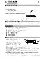 Preview for 2 page of Elmdene INT600 Manual