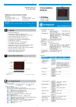 Предварительный просмотр 1 страницы elmeasure LG 64 Series Programming Manual