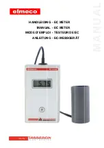 ELMECO EC METER Manual preview