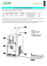 Предварительный просмотр 6 страницы ELMECO Quickream Use And Maintenance Manual