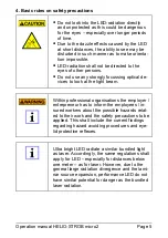 Предварительный просмотр 5 страницы ELMED 0300720000 Operation Manual