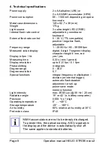 Предварительный просмотр 8 страницы ELMED 0300720000 Operation Manual