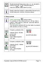 Предварительный просмотр 11 страницы ELMED 0300720000 Operation Manual