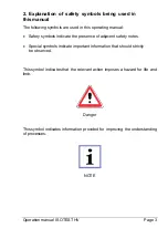 Preview for 3 page of ELMED ISOTEST HV Operation Manual