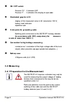 Preview for 8 page of ELMED ISOTEST HV Operation Manual