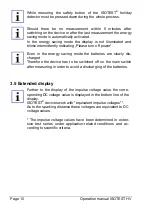 Preview for 10 page of ELMED ISOTEST HV Operation Manual