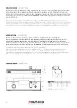 Preview for 3 page of ELMEKO LLE-400-S Installation And Operating Manual