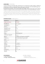 Preview for 3 page of ELMEKO ML 150 Installation And Operating Manual