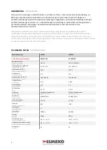 Предварительный просмотр 3 страницы ELMEKO SM 50L Installation And Operating Manual