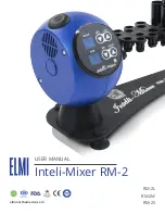 Elmi Inteli-Mixer RM-2 User Manual предпросмотр