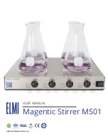 Elmi Magentic Stirrer MS01 User Manual предпросмотр