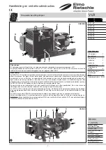 Предварительный просмотр 21 страницы Elmo Rietschle ZEPHYR VLR 100 Instruction And Service Manual