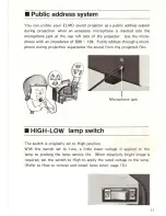 Preview for 13 page of Elmo 16-CL Optical Instruction Manual